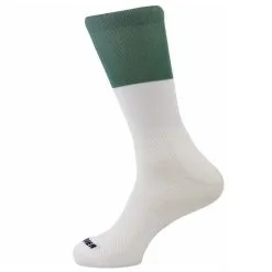 Calcetines Unisex Con Rejilla Altos Verano Mooquer Bitone Spruce Corsa Blanco