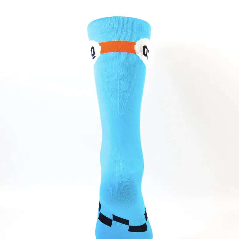 Calcetines Unisex Con Rejilla Altos Verano Mooquer GT Corsa Azul Bordados - Imagen 3