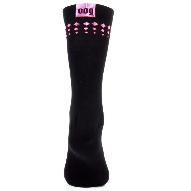 Calcetines Unisex Térmicos Invierno Mooquer Dots Lana Merino Negros Bordados - Imagen 3