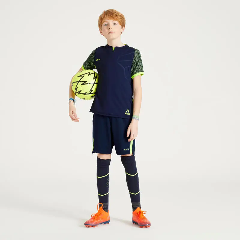 Camiseta De Fútbol Adulto Kipsta CLR Negra Y Roja - Imagen 6