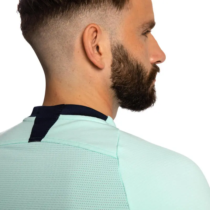 Camiseta De FĂștbol Adulto Kipsta CLR Verde Menta - Imagen 4