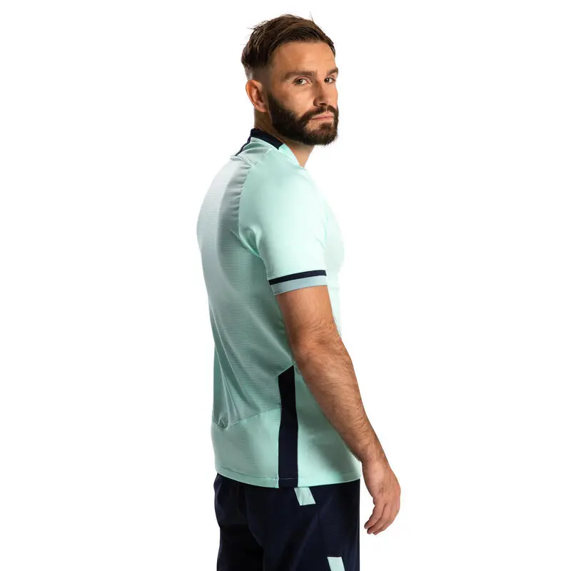 Camiseta De FĂștbol Adulto Kipsta CLR Verde Menta - Imagen 5