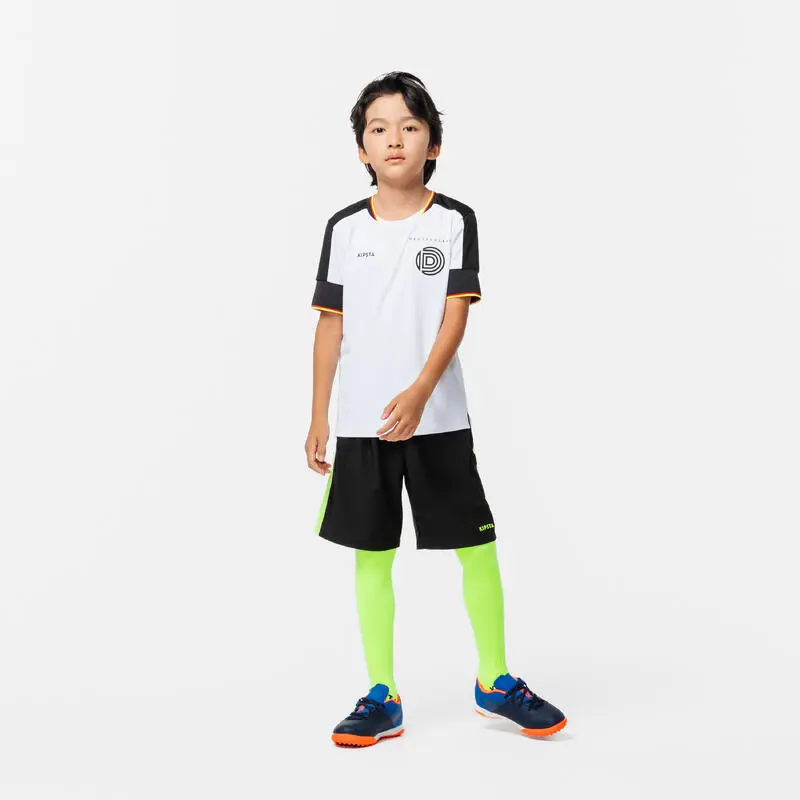 Camiseta De Fútbol Alemania Niños Kipsta F500 2022 Blanca - Imagen 3