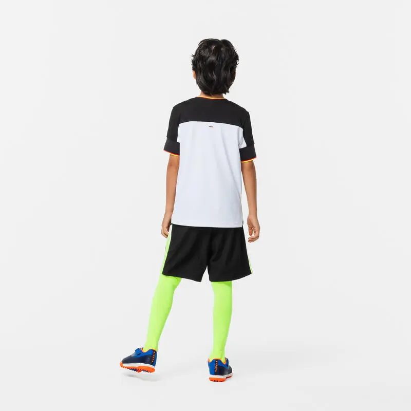 Camiseta De Fútbol Alemania Niños Kipsta F500 2022 Blanca - Imagen 4