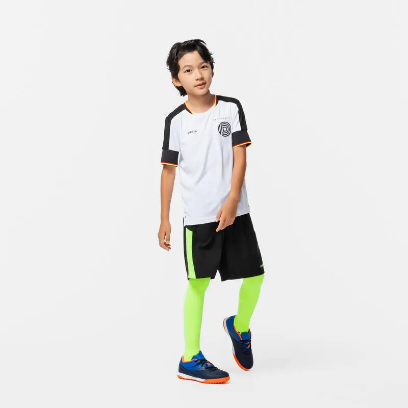 Camiseta De Fútbol Alemania Niños Kipsta F500 2022 Blanca - Imagen 5