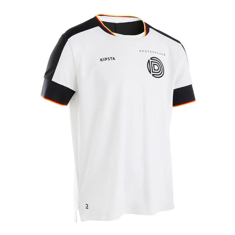 Camiseta De Fútbol Alemania Niños Kipsta F500 2022 Blanca