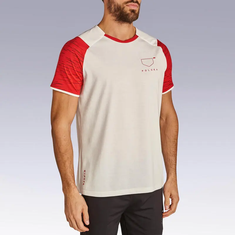 Camiseta De FĂștbol Polonia Adulto Kipsta F100 2022 - Imagen 2