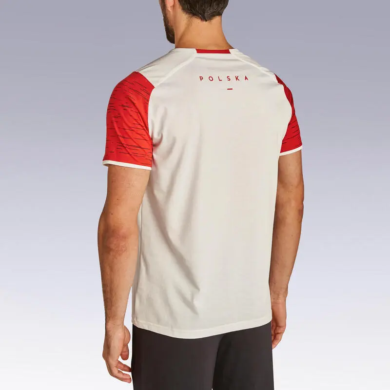 Camiseta De FĂștbol Polonia Adulto Kipsta F100 2022 - Imagen 3