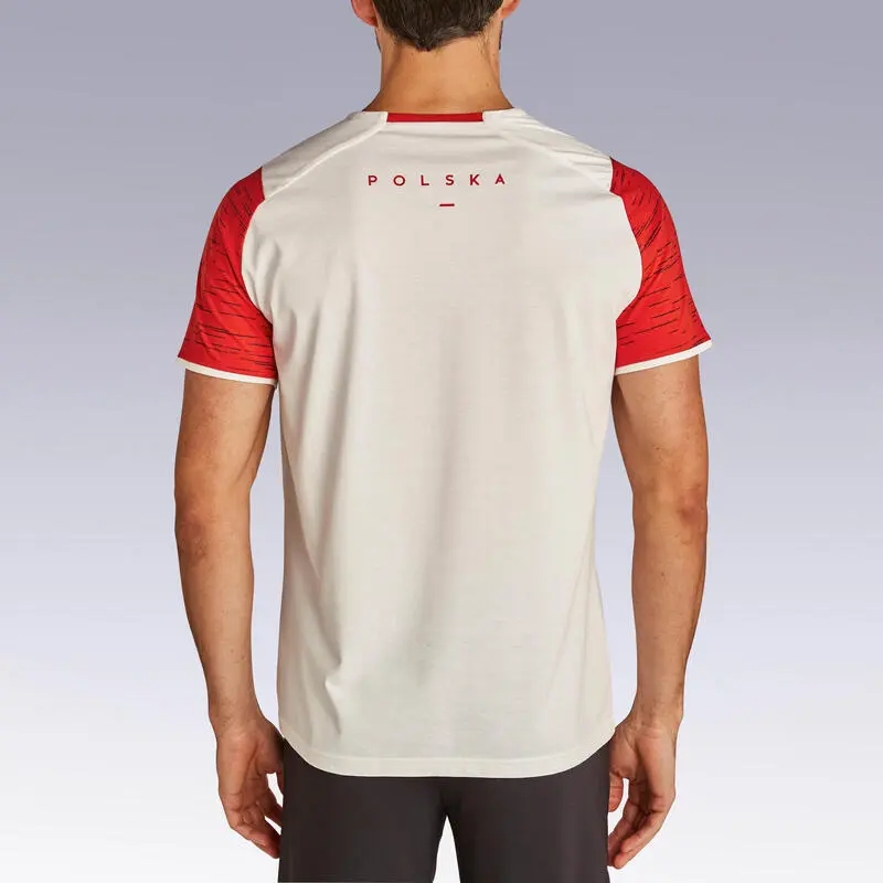 Camiseta De FĂștbol Polonia Adulto Kipsta F100 2022 - Imagen 5