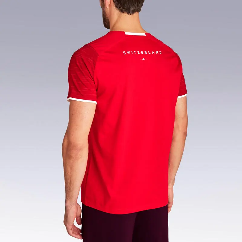 Camiseta De Fútbol Suiza Adulto Kipsta F100 2022 - Imagen 3