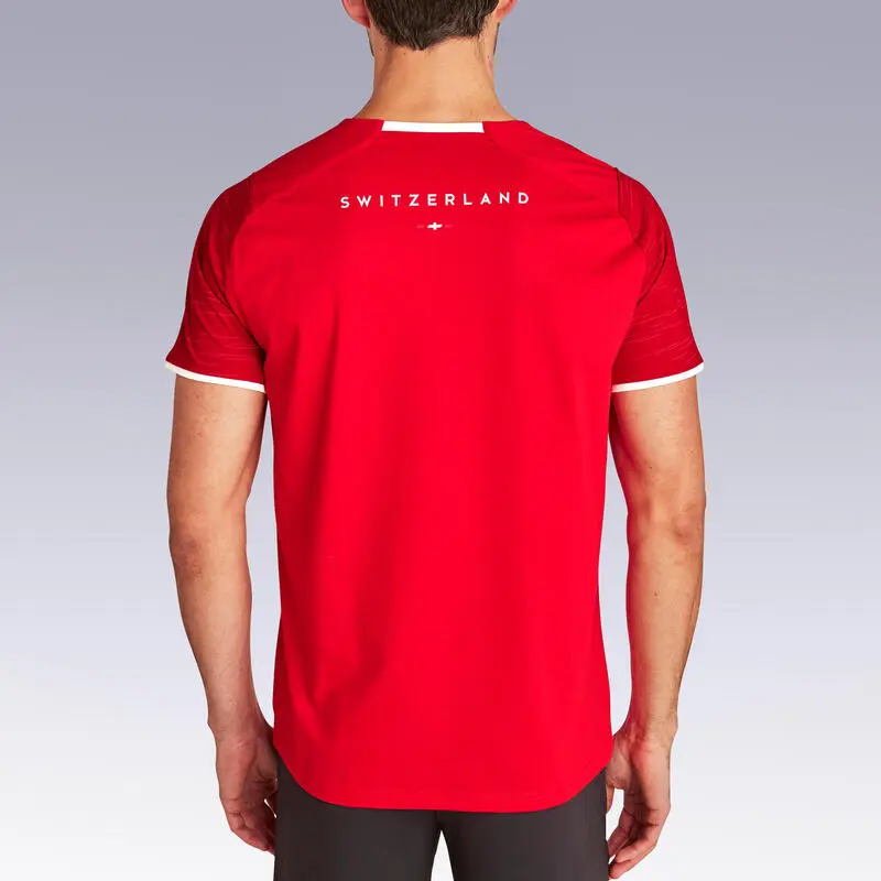 Camiseta De Fútbol Suiza Adulto Kipsta F100 2022 - Imagen 5