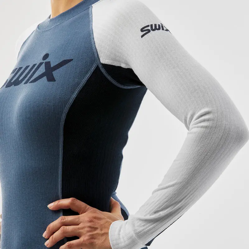 Camiseta Interior Mujer SWIX Manga Larga, Cuello Redondo - Imagen 5