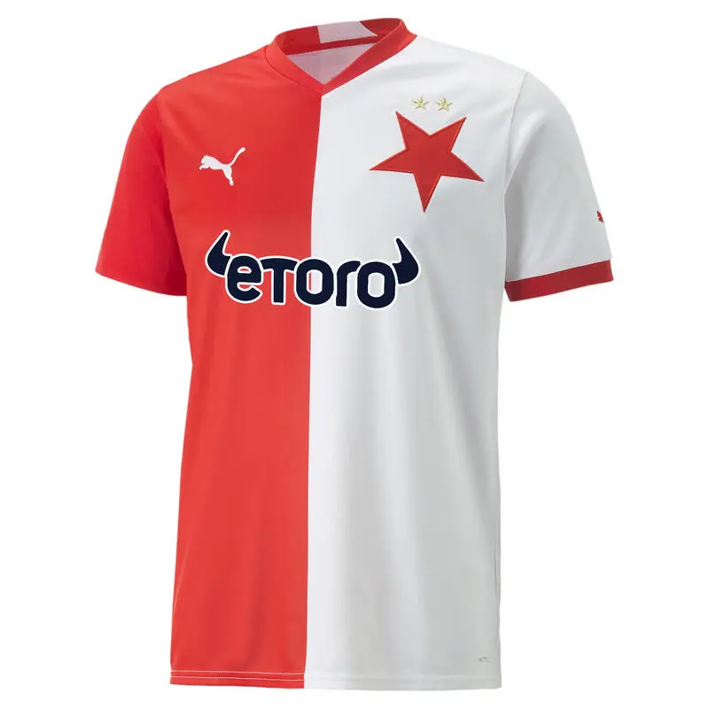 Camiseta Réplica SK Slavia Praga Local 22/23 Hombre PUMA