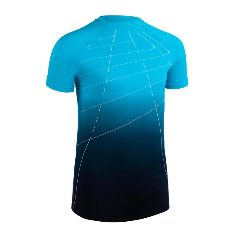 Camiseta Running Manga Corta Niños Kiprun Skincarte Azul - Imagen 5