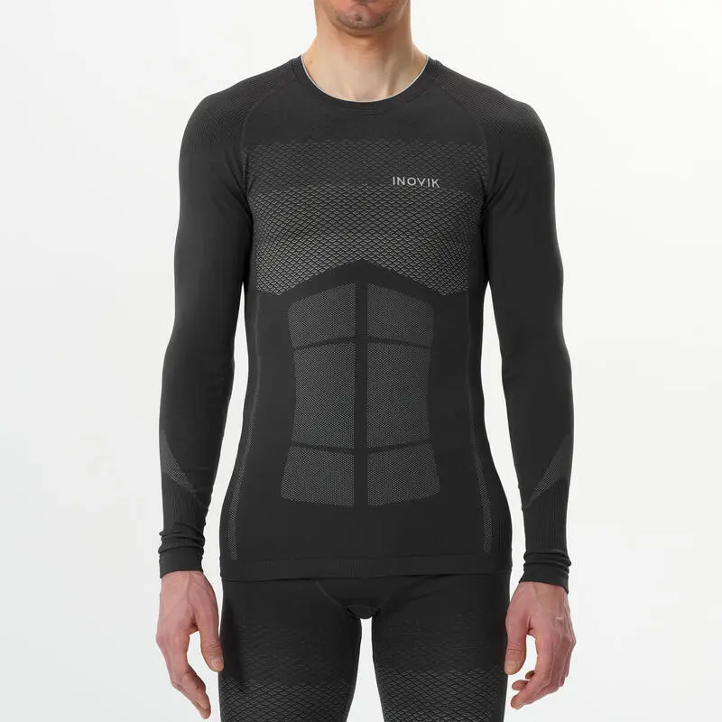 Camiseta Térmica Interior De Esquí Y Nieve Hombre Inovik XC S900 Negro - Imagen 6