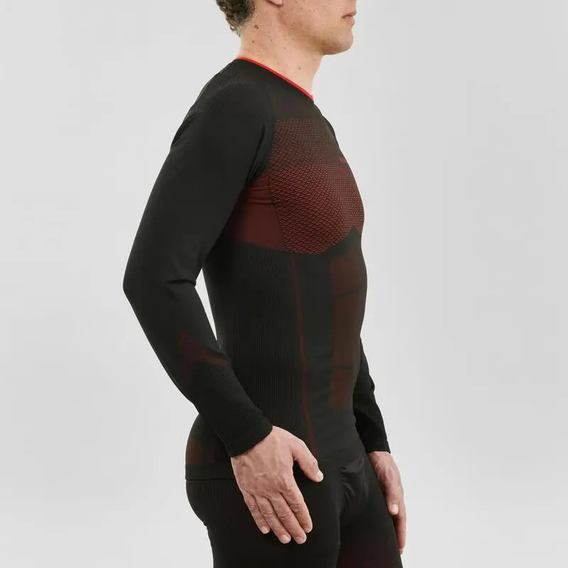 Camiseta Térmica Interior De Esquí Y Nieve Hombre Inovik XC S900 Negro - Imagen 4