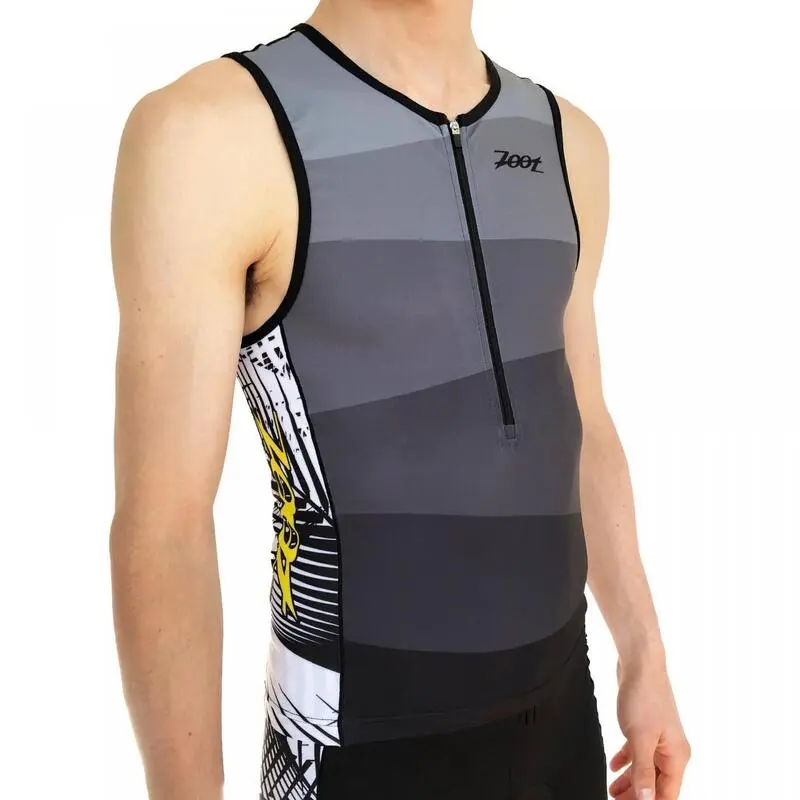 Camiseta Triatlon Sin Mangas Hombre ZOOT LTD Gris - Imagen 2