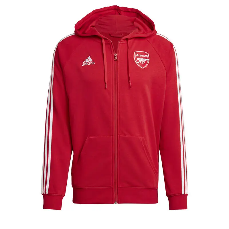 ADIDAS Chaqueta Con Capucha Arsenal DNA 3 Bandas - Imagen 2