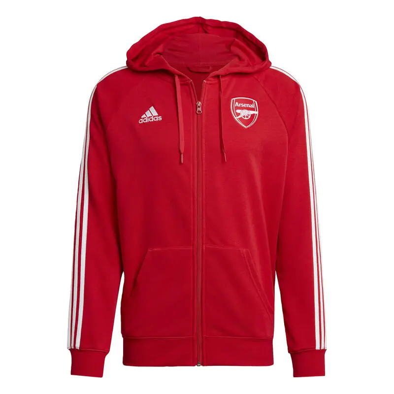 ADIDAS Chaqueta Con Capucha Arsenal DNA 3 Bandas - Imagen 3
