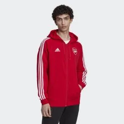 ADIDAS Chaqueta Con Capucha Arsenal DNA 3 Bandas