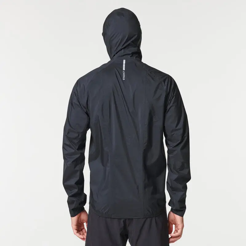 EVADICT Chaqueta Cortavientos Trail Running Impermeable Hombre Bronce - Imagen 5