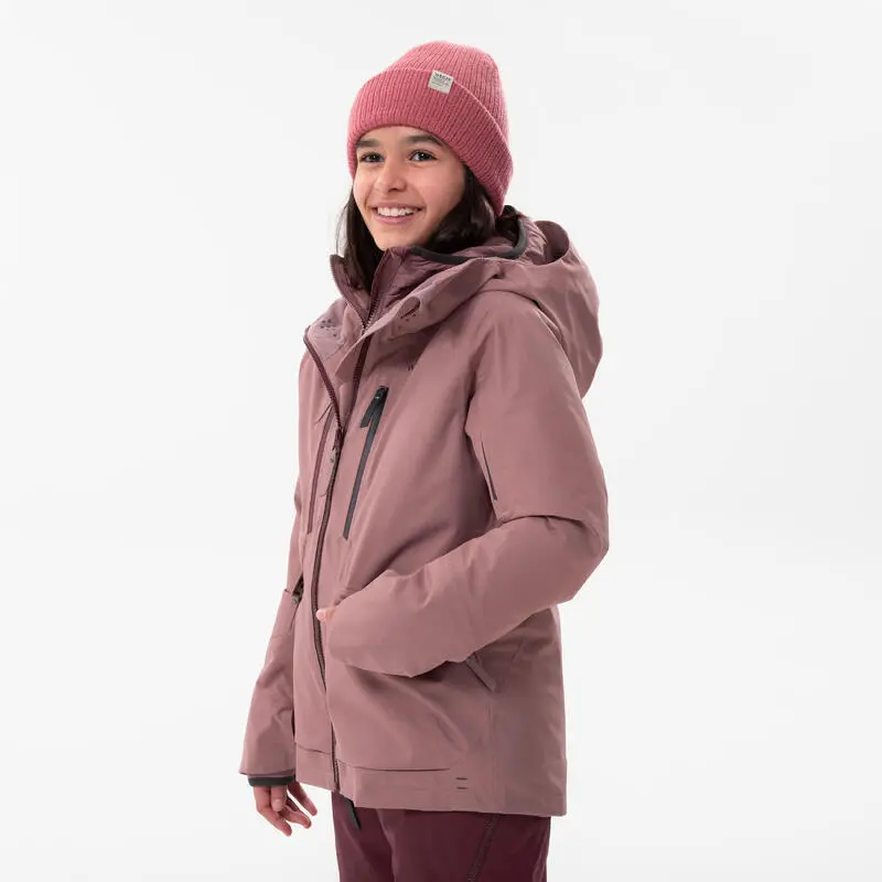 Chaqueta De Esquí Y Nieve 3 En 1 Niña Wedze Free900 Rosa - Imagen 2