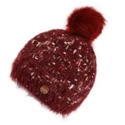 Regatta Gorro Beanie Lorelai III Para Mujer Rojo Clarete