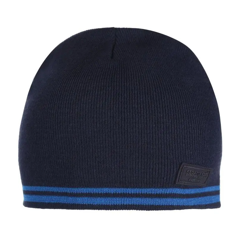 Regatta Gorro Beanie Tarka De Rayas Para Hombre Marino - Imagen 2