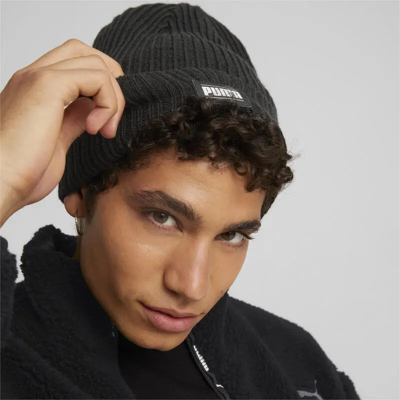 Puma Gorro Classic Cuff Ribbed Negro - Imagen 2