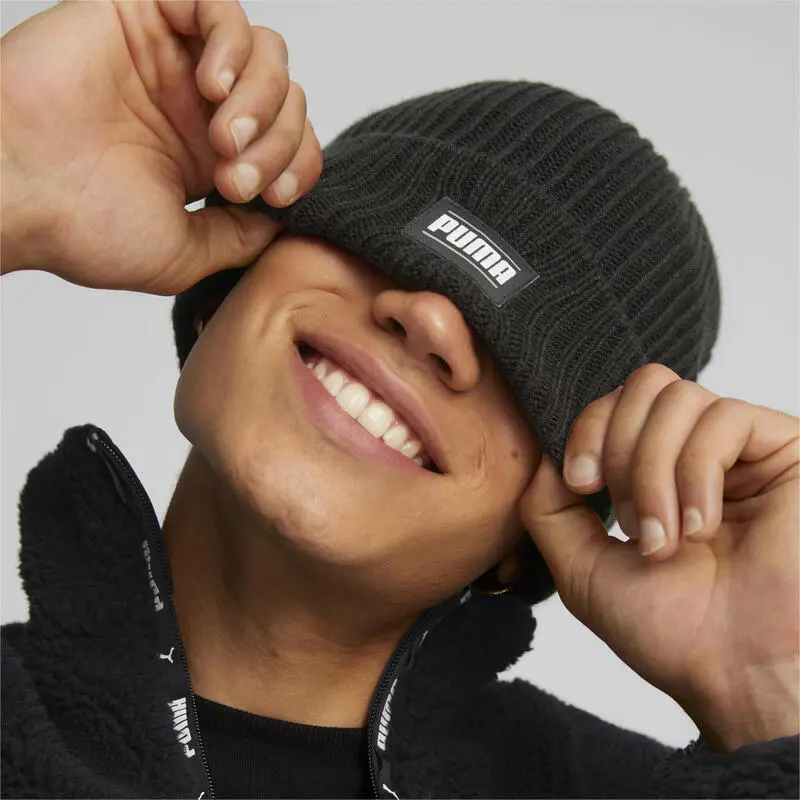 Puma Gorro Classic Cuff Ribbed Negro - Imagen 4