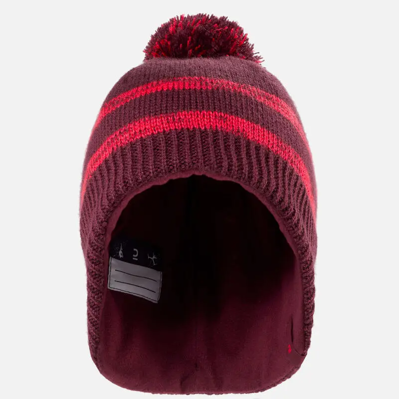 WEDZE Gorro De Invierno Bebé Flap Burdeos - Imagen 2