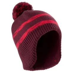 WEDZE Gorro De Invierno Bebé Flap Burdeos