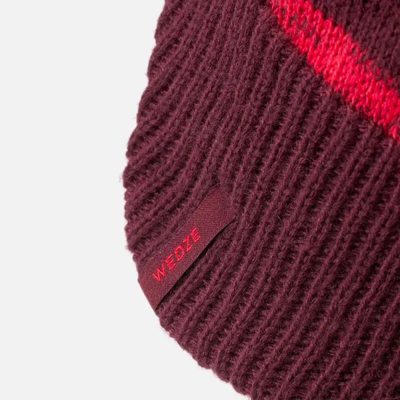 WEDZE Gorro De Invierno Bebé Flap Burdeos - Imagen 4