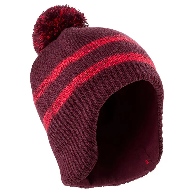 WEDZE Gorro De Invierno Bebé Flap Burdeos
