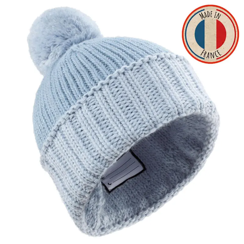 WEDZE Gorro De Invierno Niños Grand Nord Made In France Verde - Imagen 6