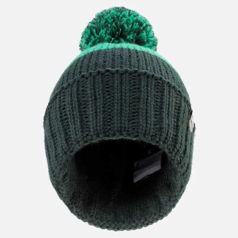 WEDZE Gorro De Invierno Niños Grand Nord Made In France Verde - Imagen 2