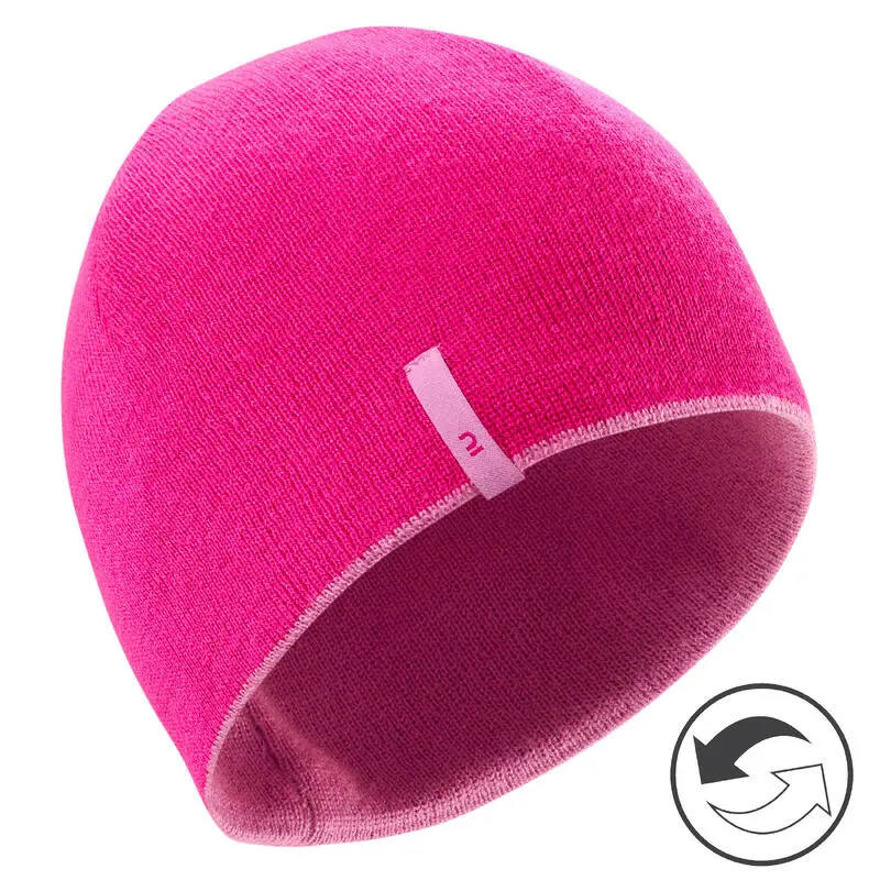 WEDZE Gorro De Invierno Niños Reversible Rosa - Imagen 2
