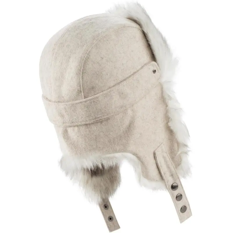 Gorro De Invierno Orejeras Adulto Wedze Chapka Beige - Imagen 3
