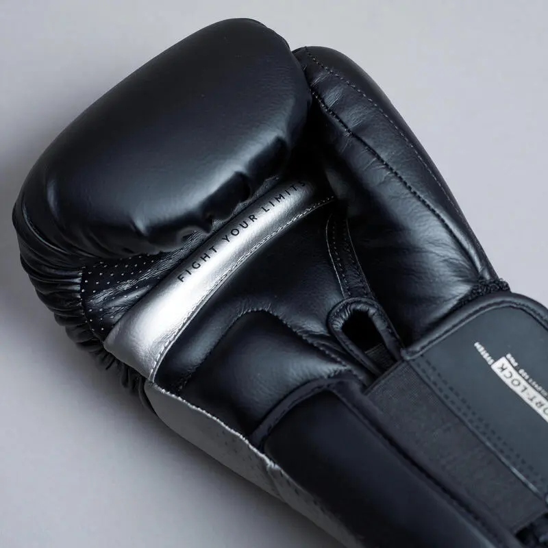 Guantes Boxeo Kick Boxing Outshock 500 Negro - Imagen 2