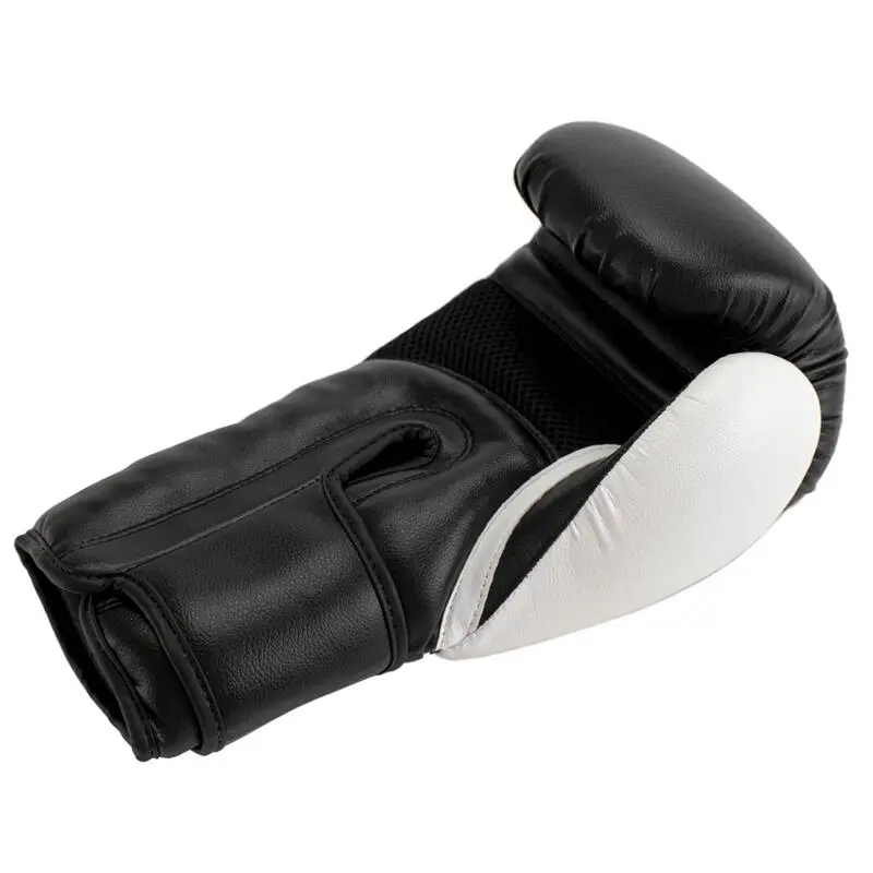 Super Pro Combat Gear Guantes De Boxeo - Ace - En Blanco Y Negro - Imagen 4