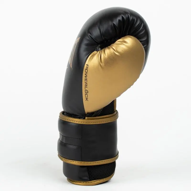 Guantes De Boxeo Everlast Powerlock Negro/oro - Imagen 5