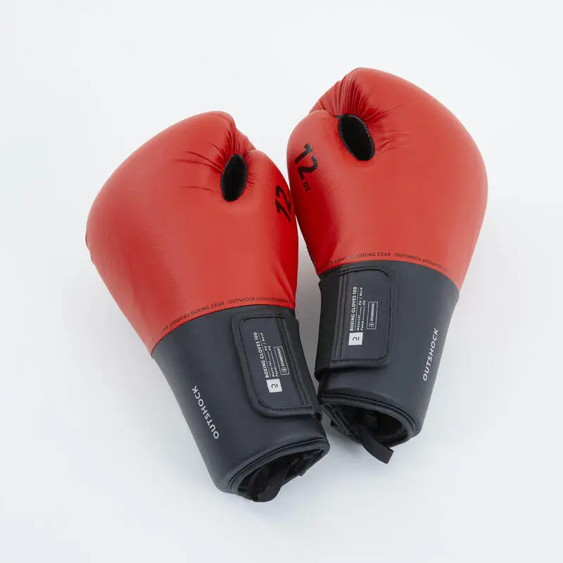 Guantes De Boxeo Outshock 100 Rojo - Imagen 2