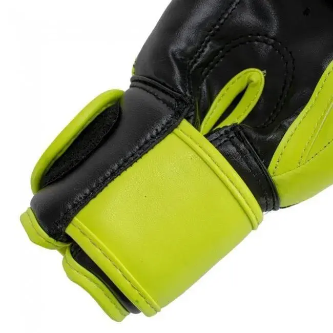 Super Pro Combat Gear Guantes De Boxeo Para Niños - Gorilla - Amarillo Negro - Imagen 4