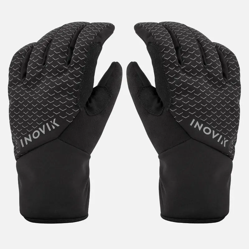 INOVIK Guantes Térmicos De Esquí Y Nieve Perlantes Niños 6-14 Años XC S 100 Negro - Imagen 2