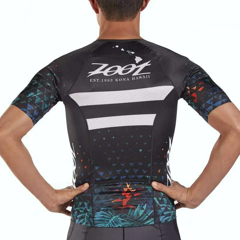 Maillot Triatlon Manga Corta Hombre ZOOT AERO LTD AERO SS Negro - Imagen 2