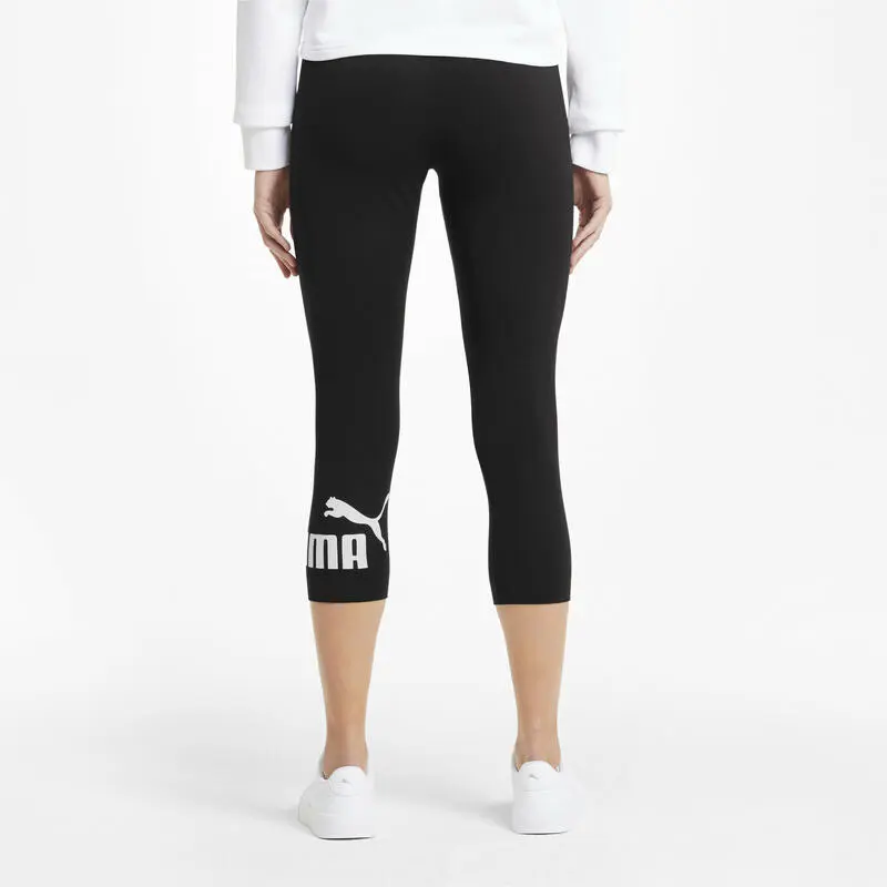 Mallas Mujer PUMA 3/4 Essentials Logo Negro - Imagen 3
