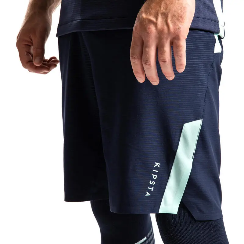 Pantalón Corto De Fútbol Kipsta CLR Adulto Azul Oscuro - Imagen 2