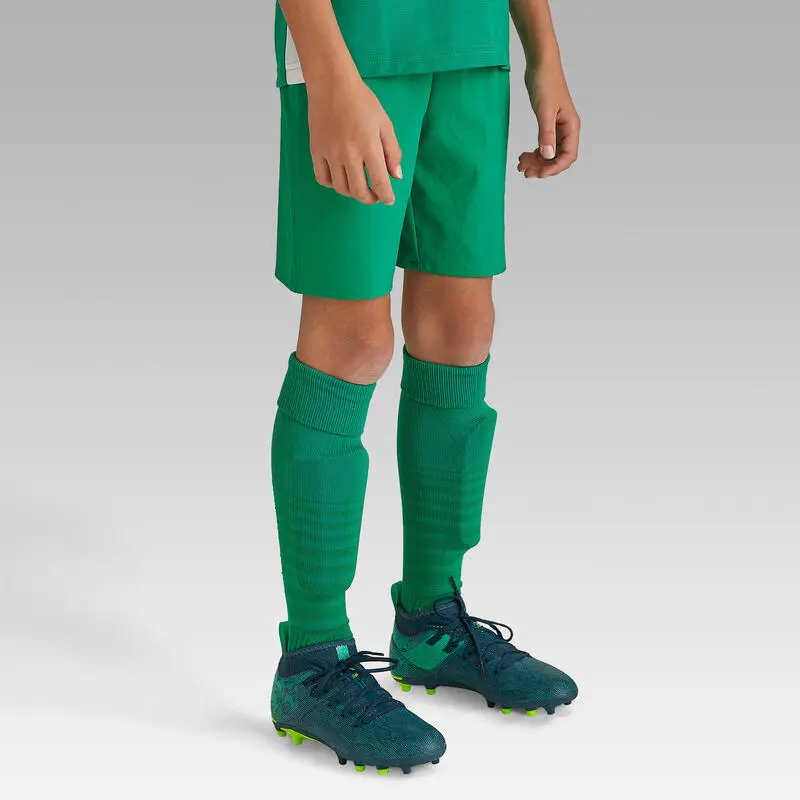 Pantalón Corto Fútbol Niños Kipsta F500 Violeta - Imagen 5