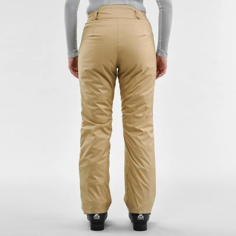 Pantalón De Esquí Y Nieve Mujer Wedze Ski-P 100 Beige - Imagen 3
