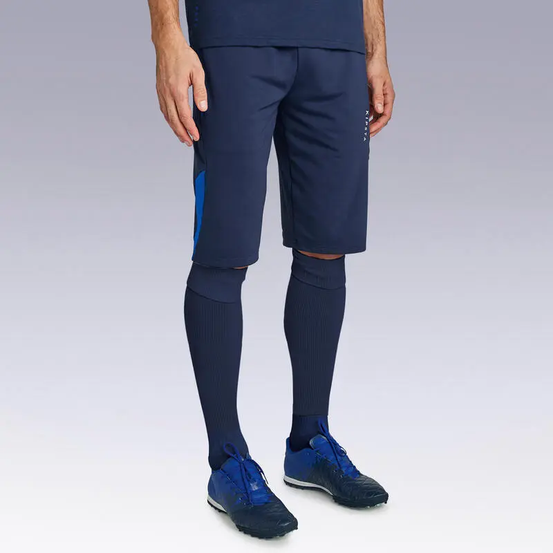 Pantalón De Fútbol Kipsta T500 Adulto Azul Oscuro - Imagen 2